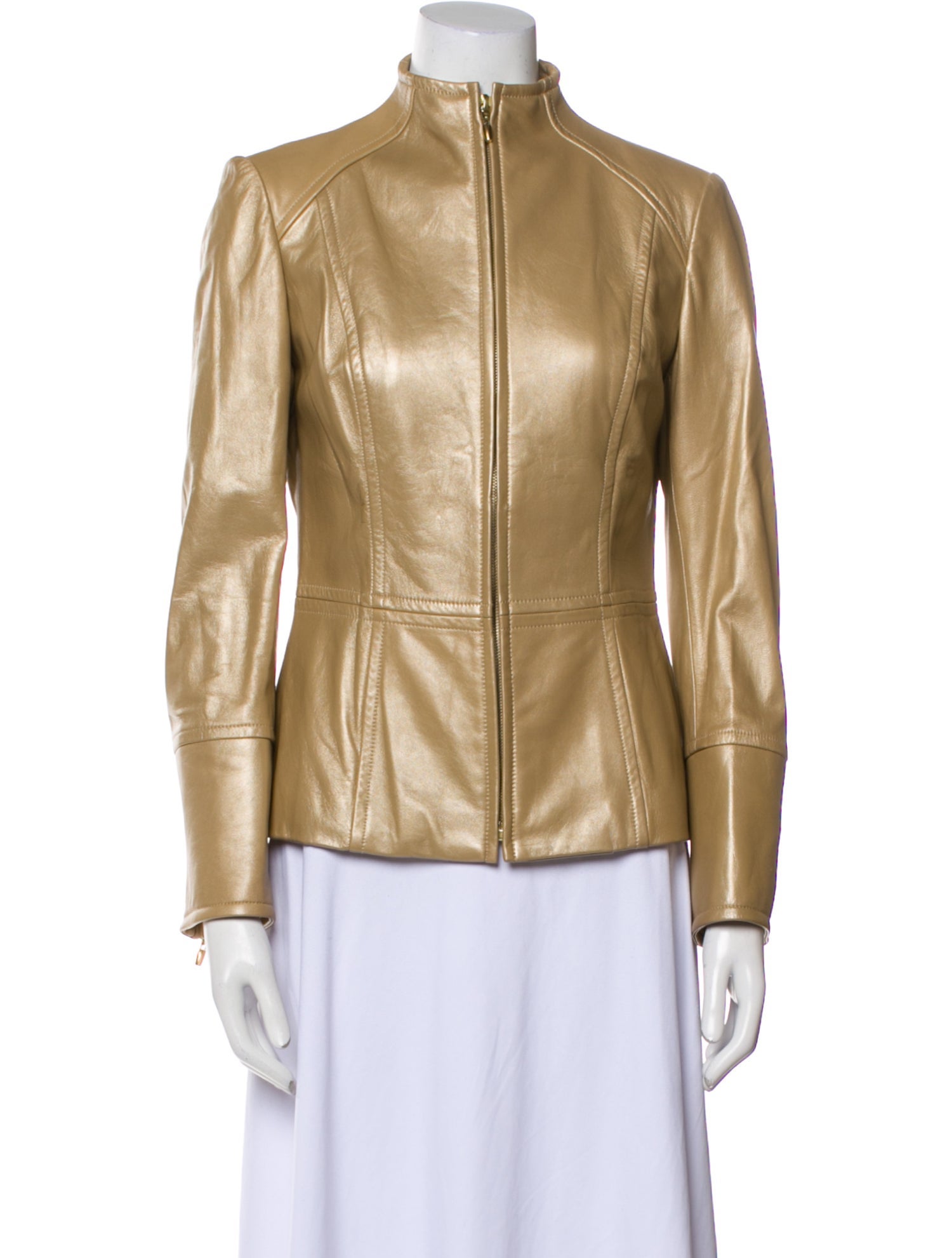 St. John Leather Biker Jacket