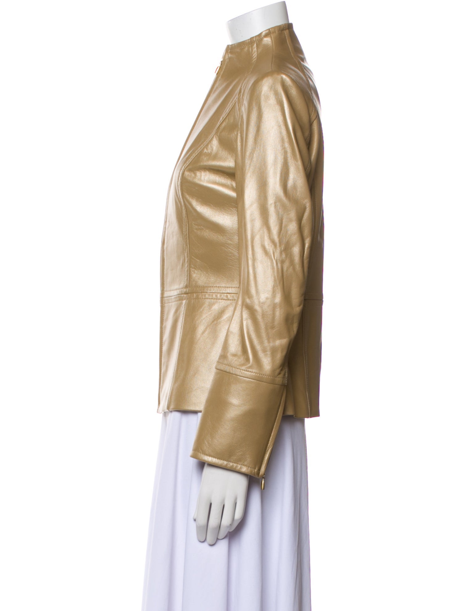 St. John Leather Biker Jacket