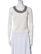 St. John Wool Scoop Neck Top