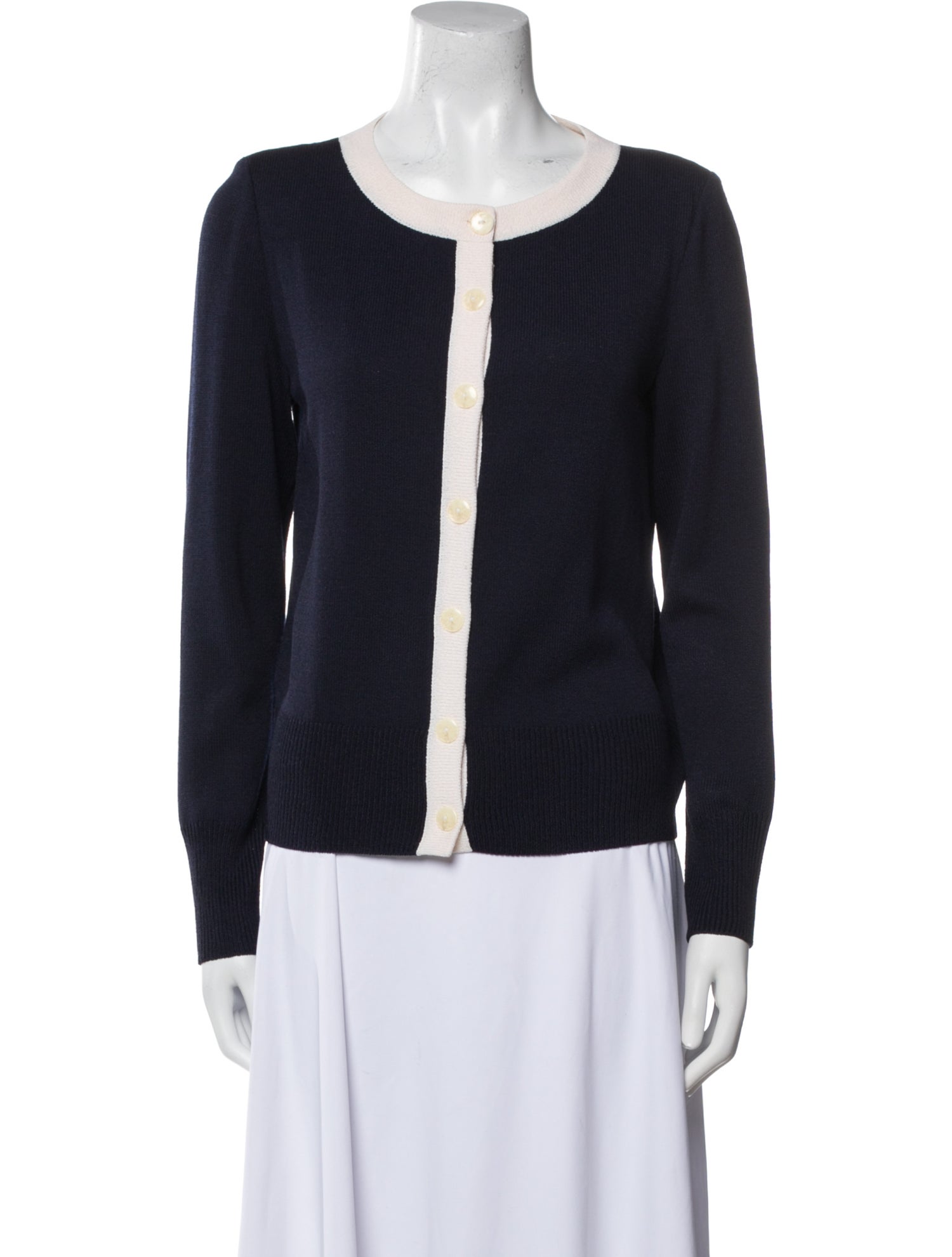 St. John Wool Scoop Neck Sweater