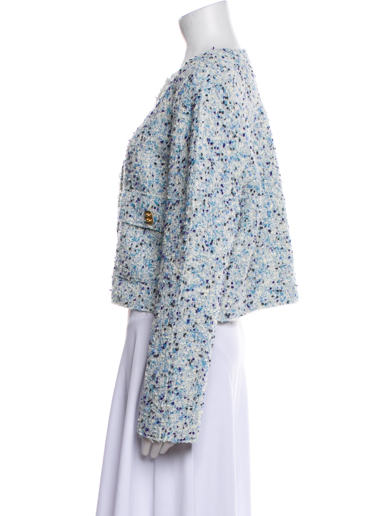 St. John Tweed Pattern Evening Jacket w/ Tags