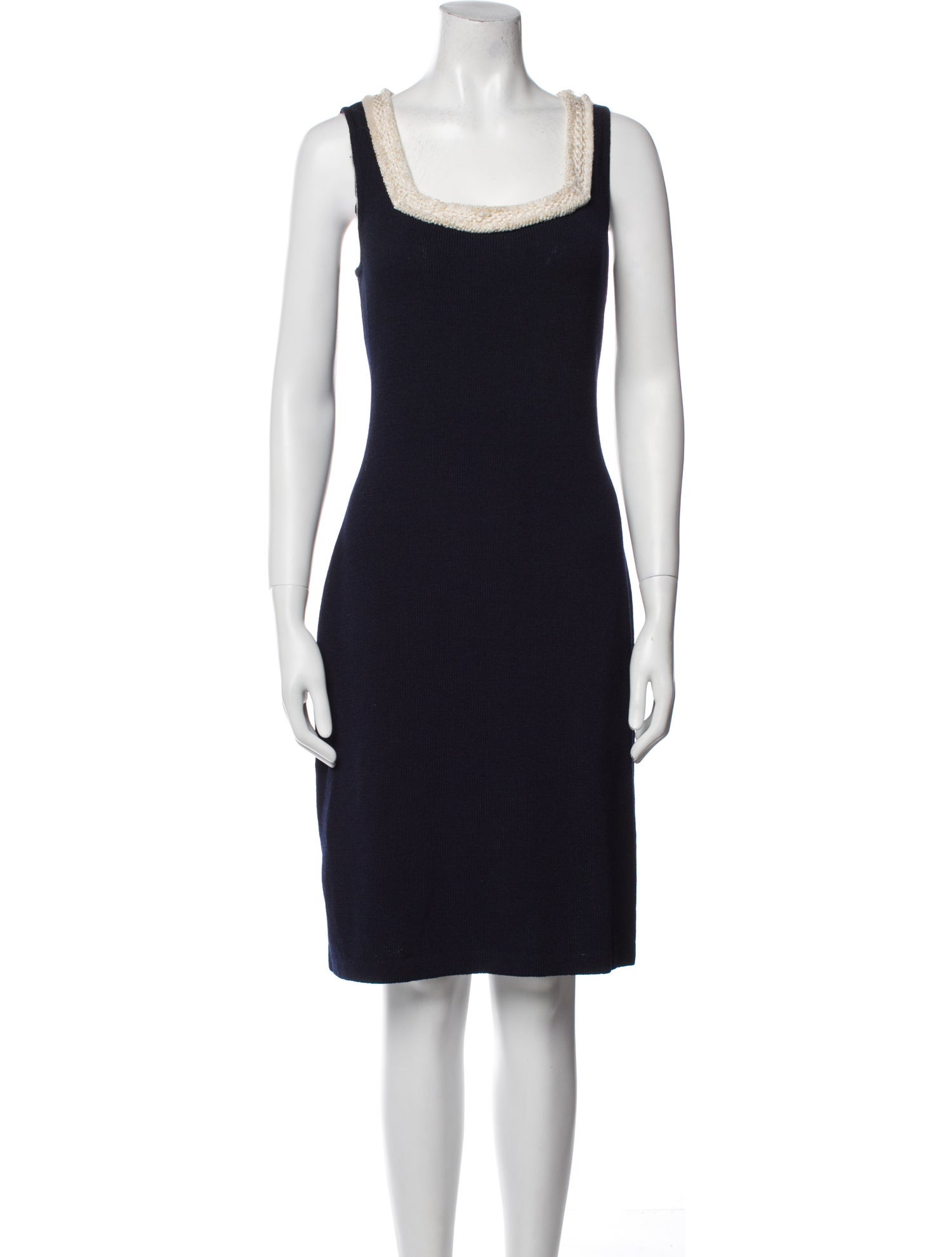 St. John Wool Knee-Length Dress