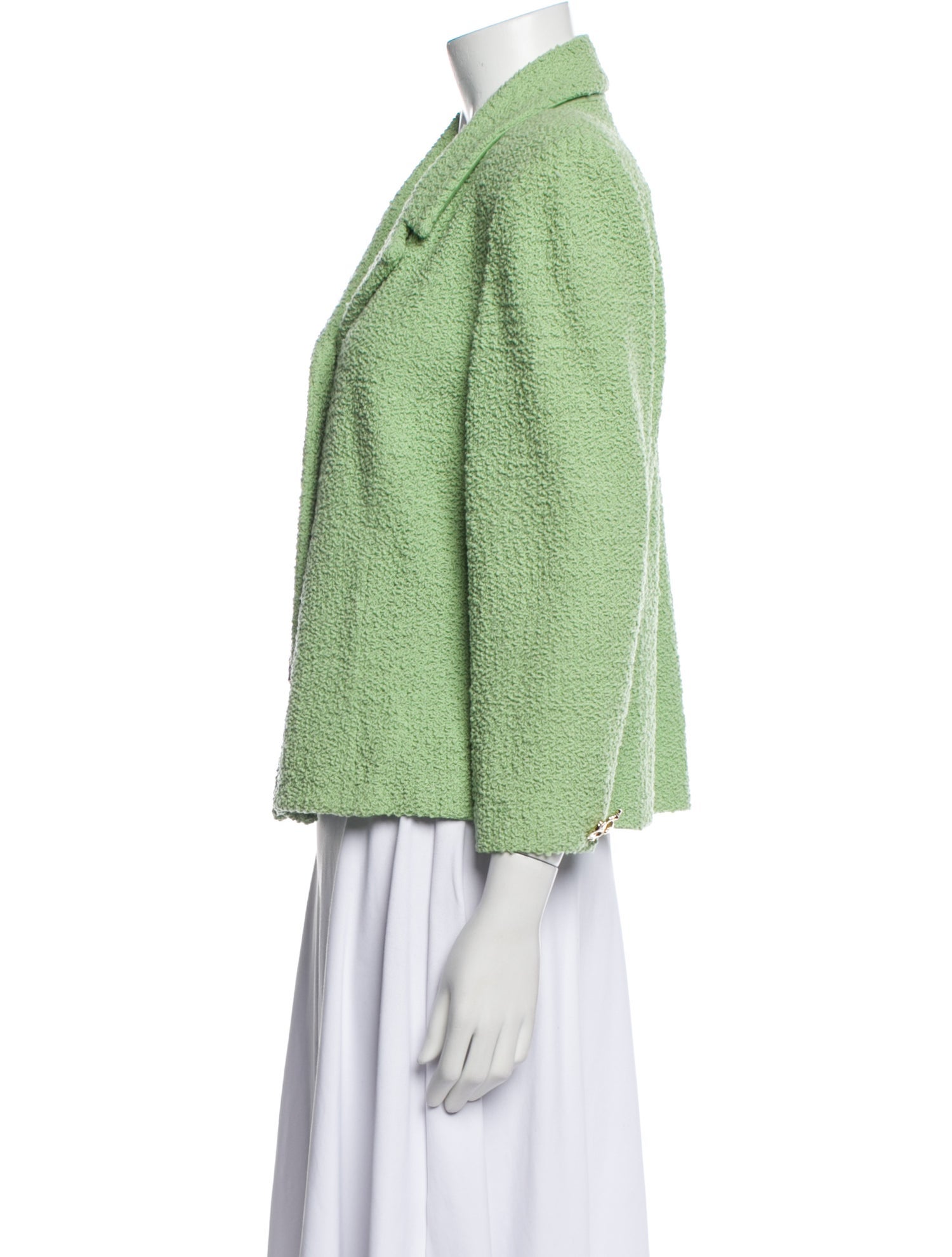 St. John Tweed Pattern Blazer