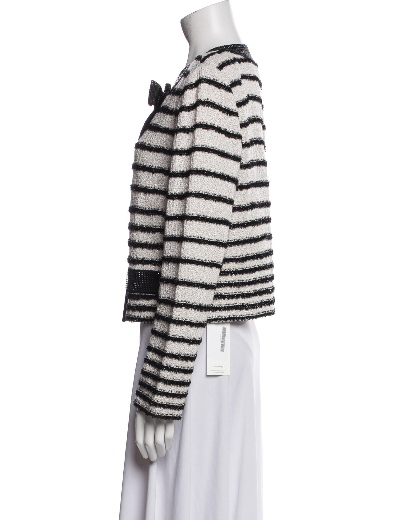 St. John Striped Evening Jacket