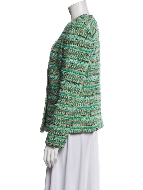 St. John Wool Tweed Pattern Jacket