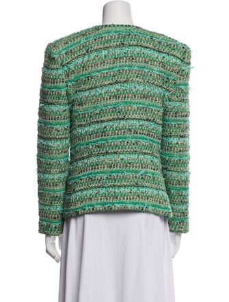 St. John Wool Tweed Pattern Jacket