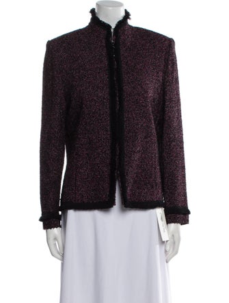 St. John Collection Wool Tweed Pattern Jacket