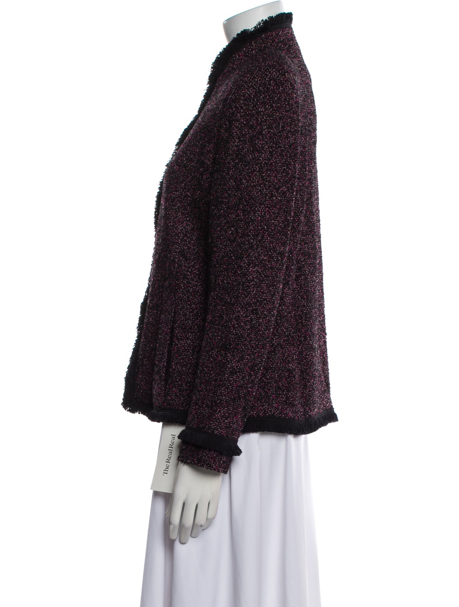 St. John Collection Wool Tweed Pattern Jacket