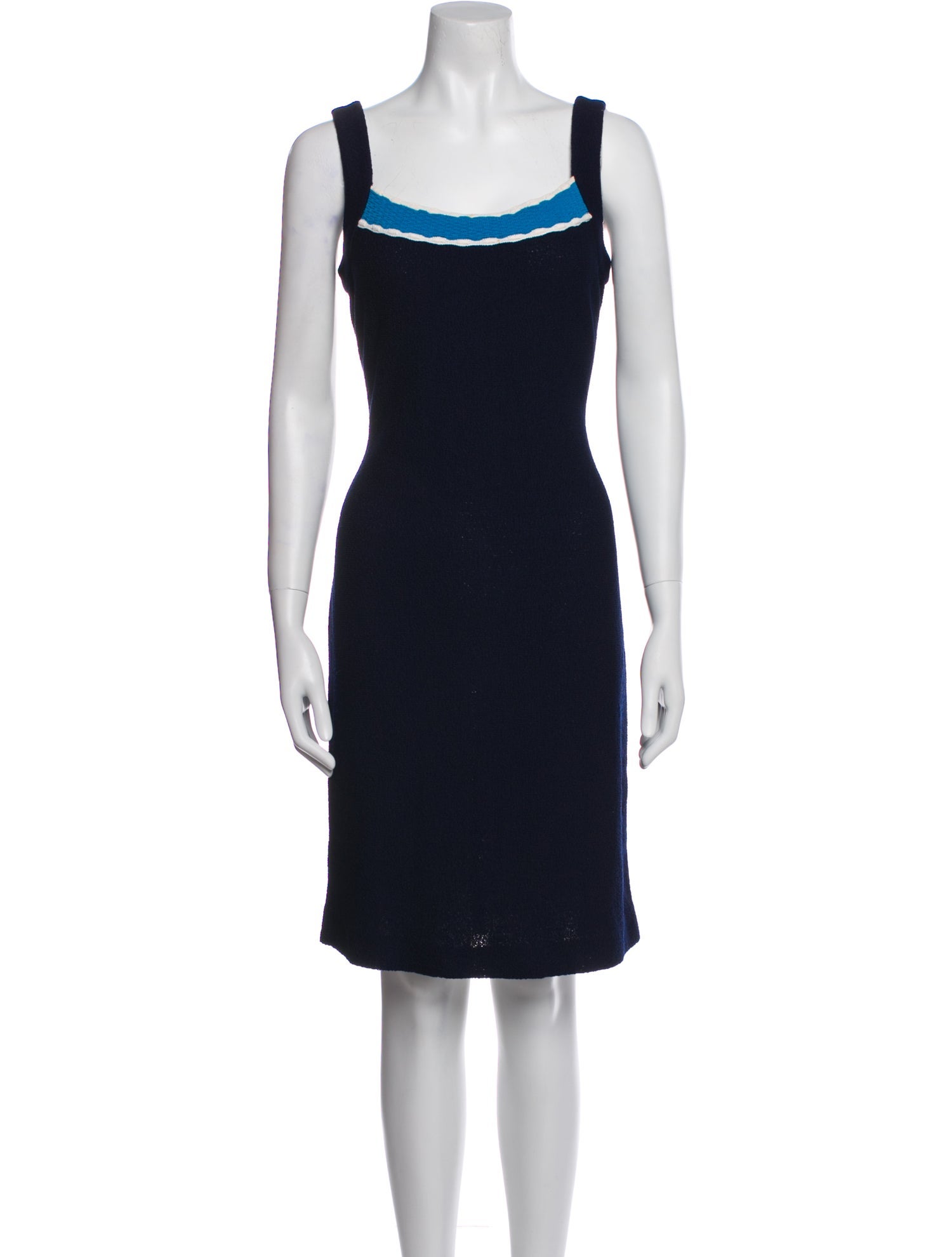 St. John Wool Knee-Length Dress