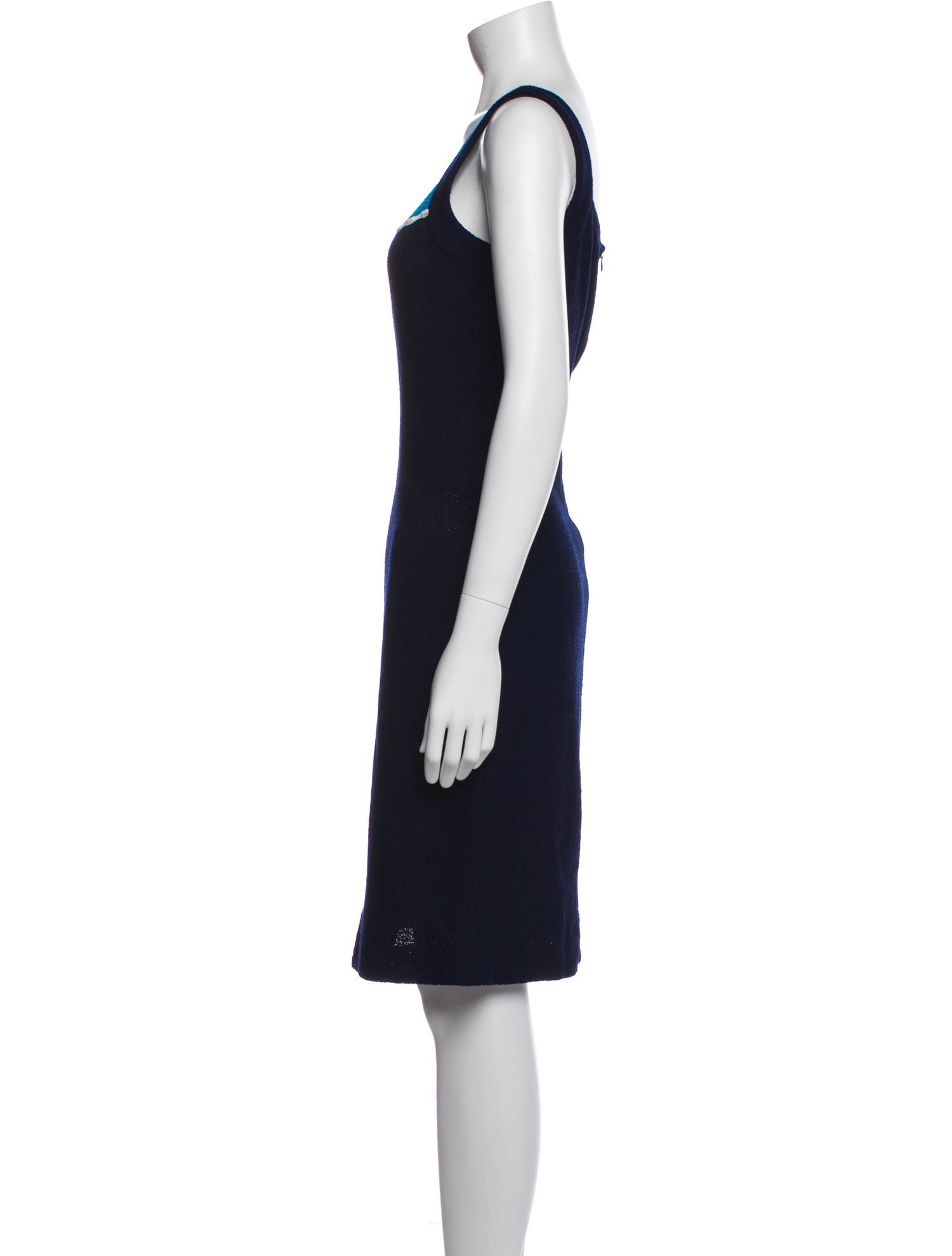 St. John Wool Knee-Length Dress