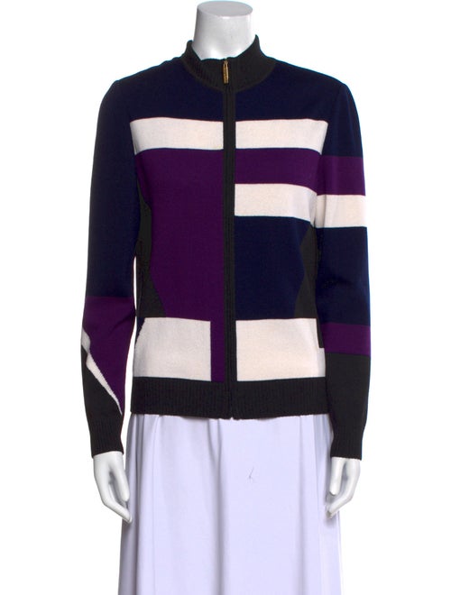 St. John Wool Striped Sweater