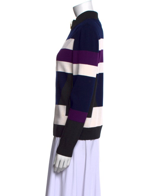 St. John Wool Striped Sweater