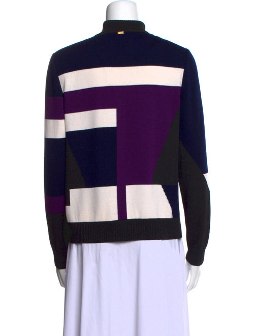 St. John Wool Striped Sweater