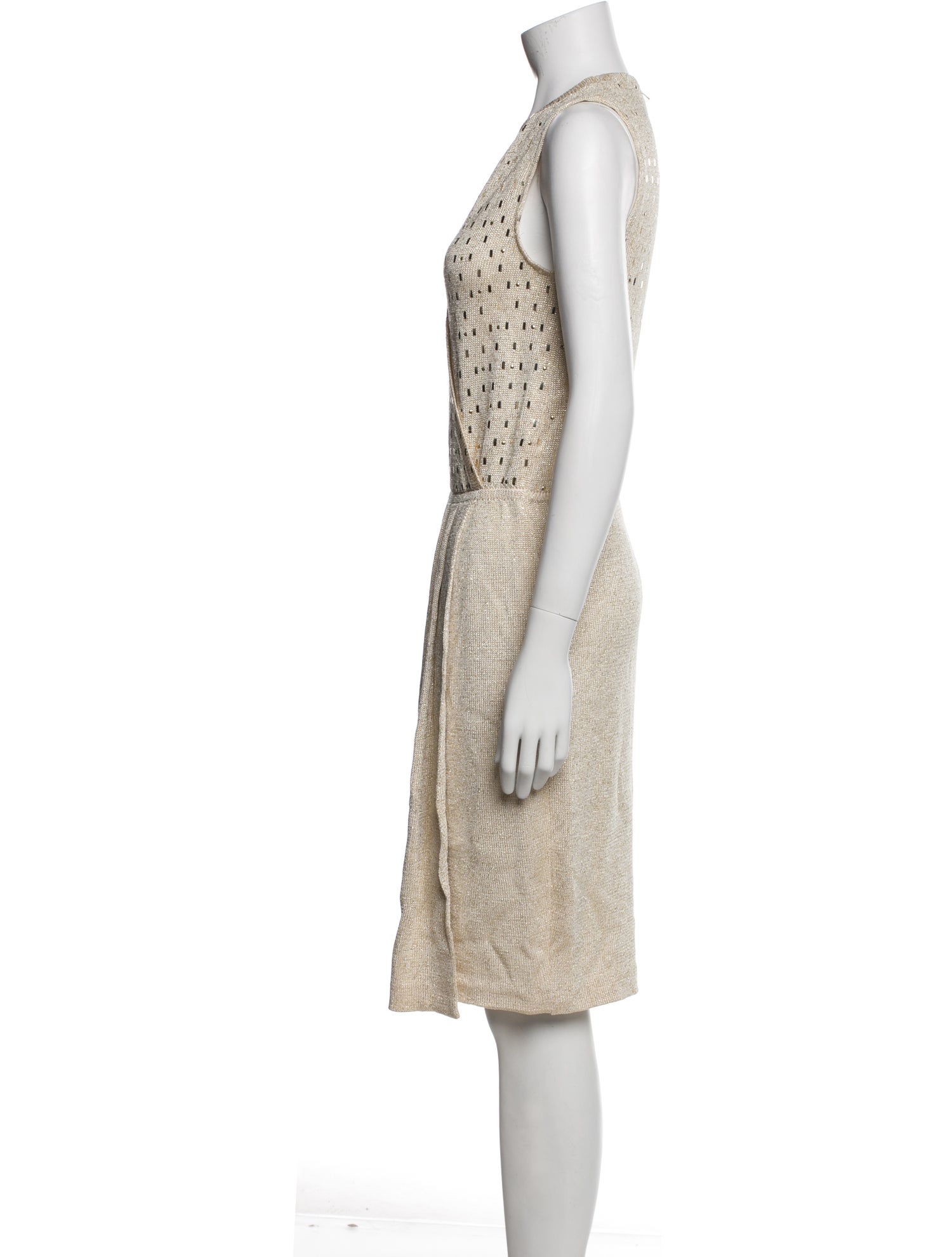 St. John Printed Knee-Length Dress