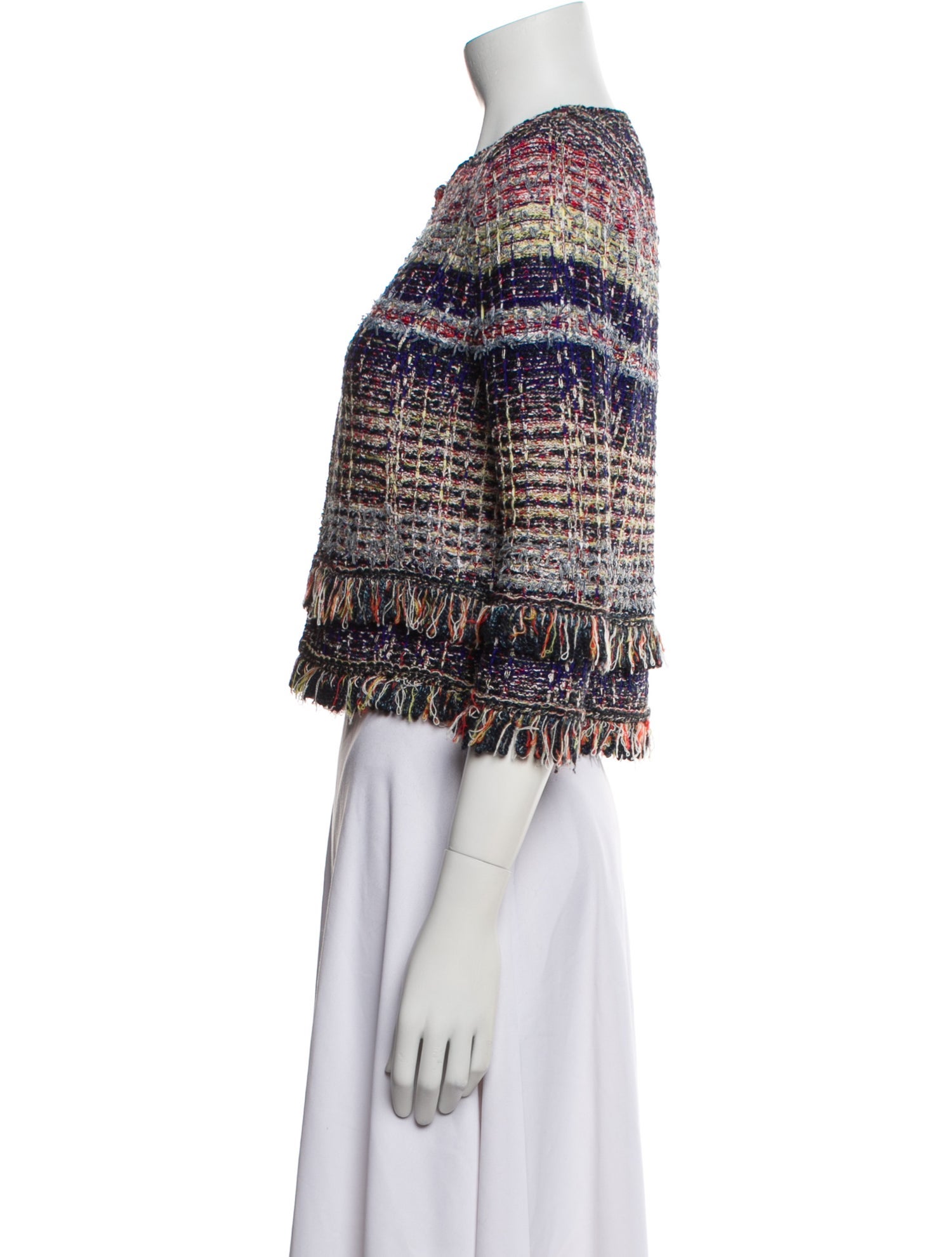 St. John Tweed Pattern Evening Jacket