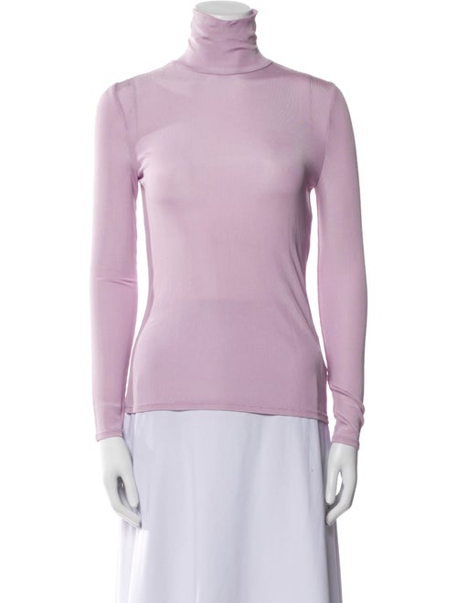 St. John Turtleneck Long Sleeve Top