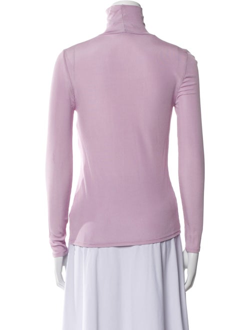 St. John Turtleneck Long Sleeve Top