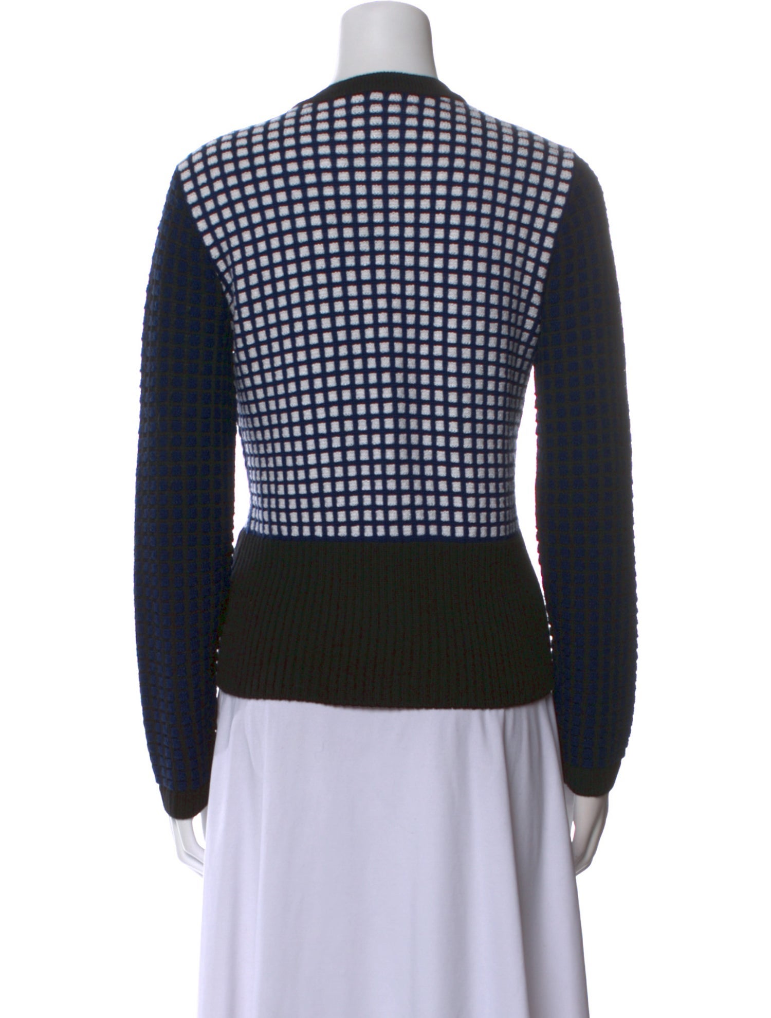 St. John Wool Printed Sweater