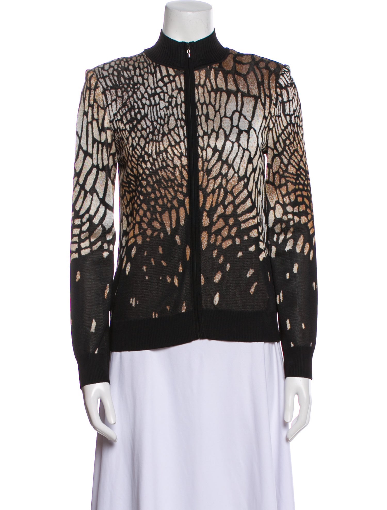 St. John Printed Evening Jacket