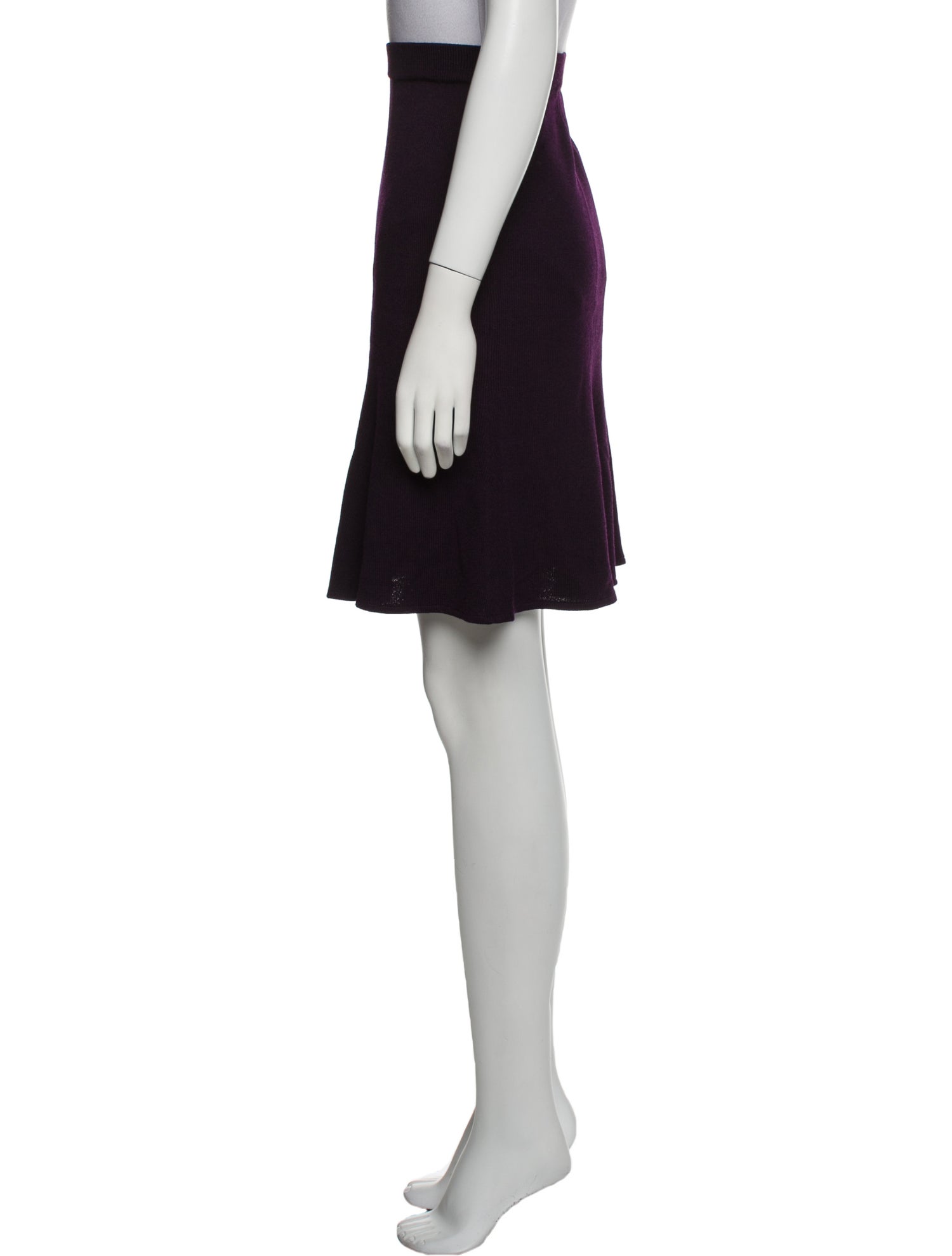 St. John Collection Scalloped Accent Knee-Length Skirt