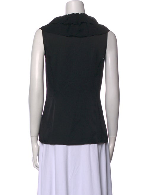 St. John Silk Crew Neck Top