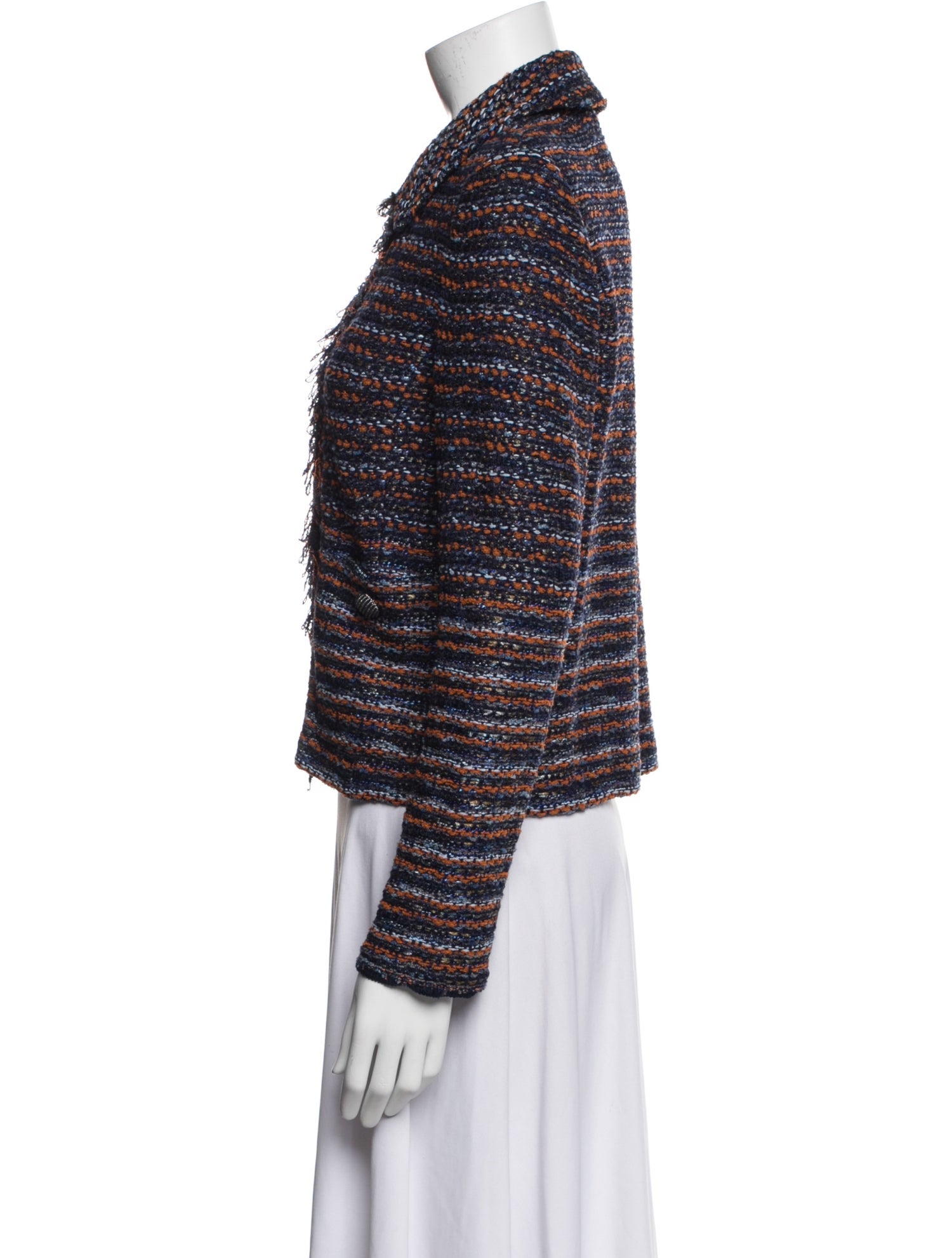 St. John Tweed Pattern Evening Jacket