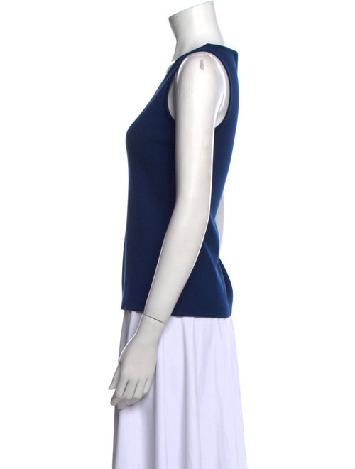St. John Wool Scoop Neck Top