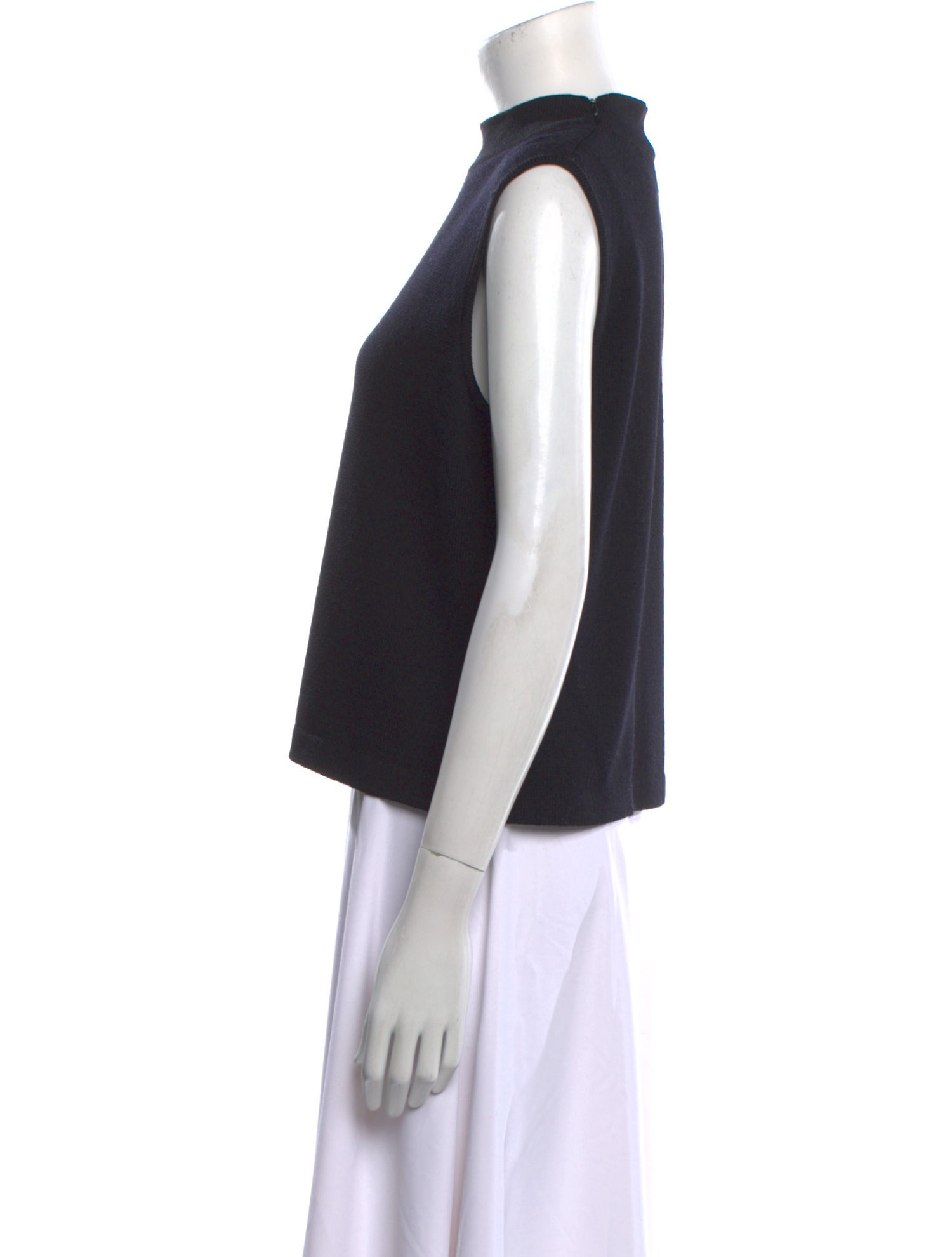 St. John Mock Neck Sweater