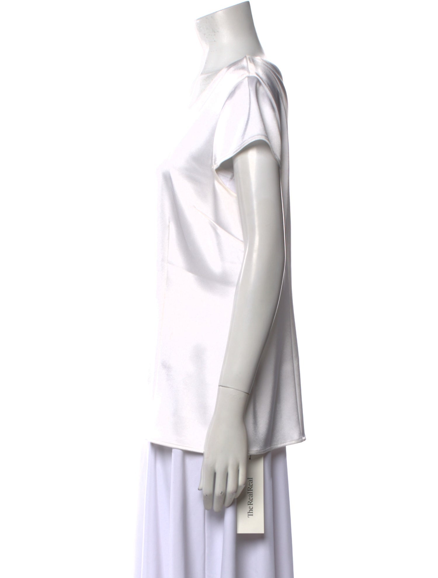 St. John Scoop Neck Short Sleeve T-Shirt