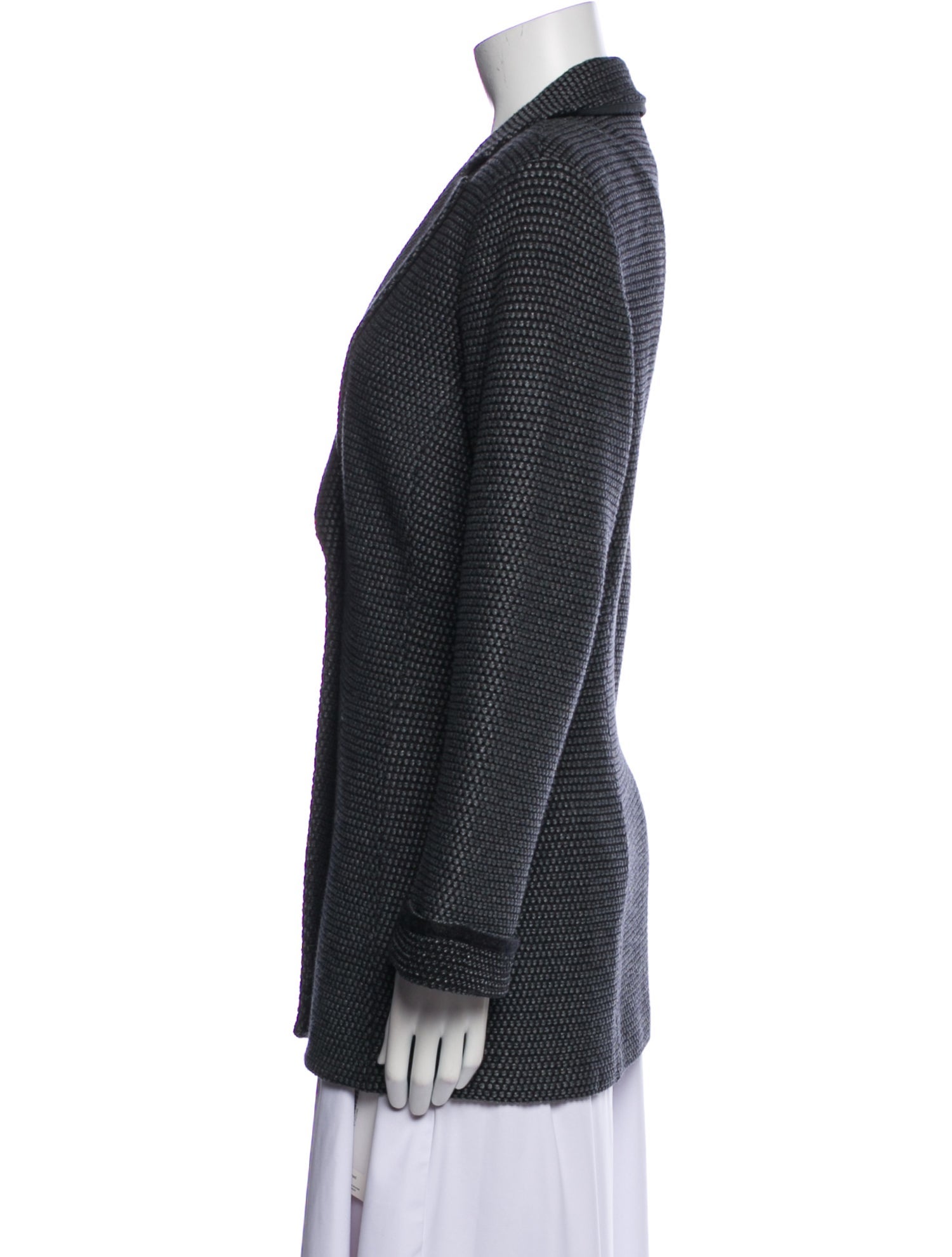 St. John Wool Printed Blazer