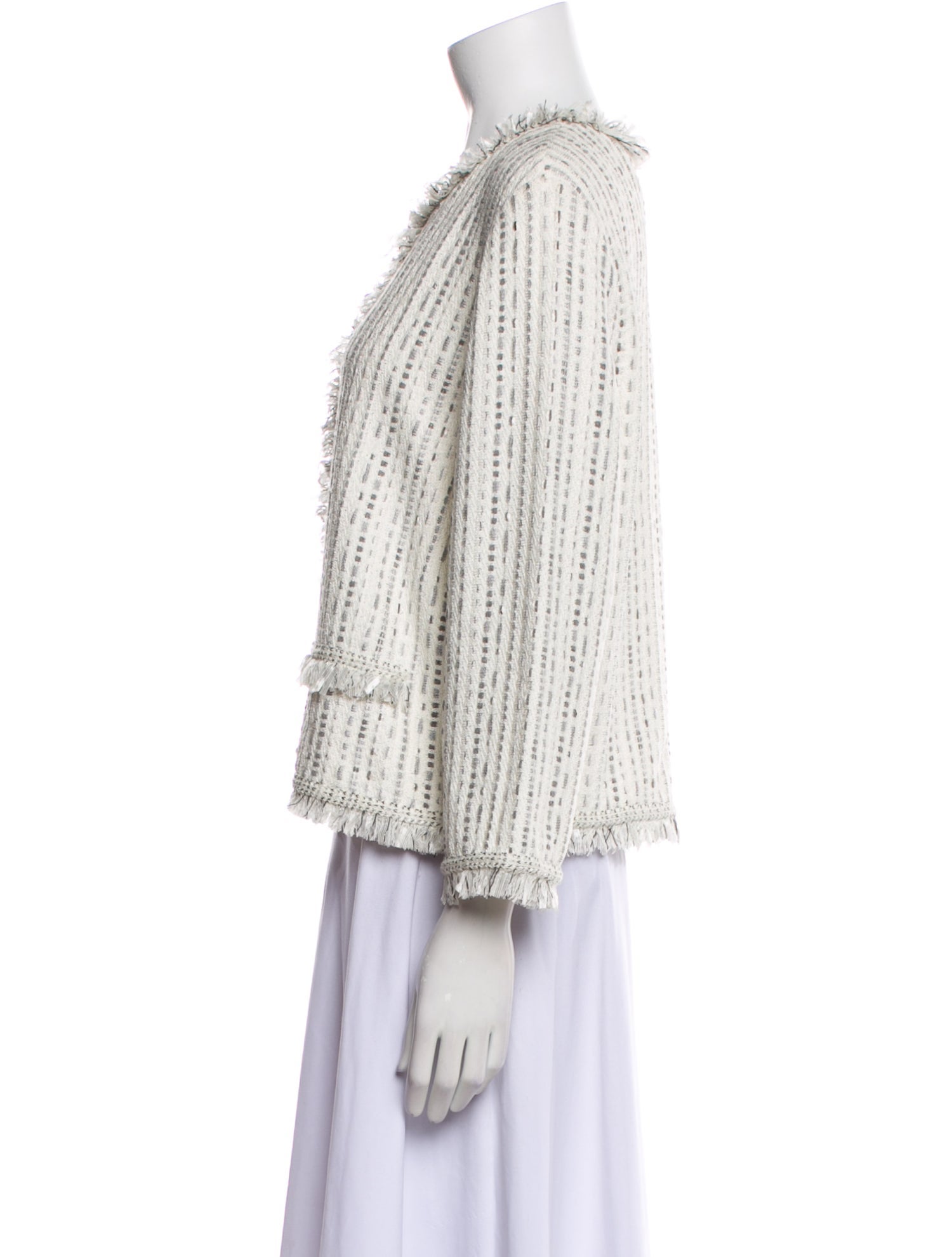 St. John Tweed Pattern Jacket