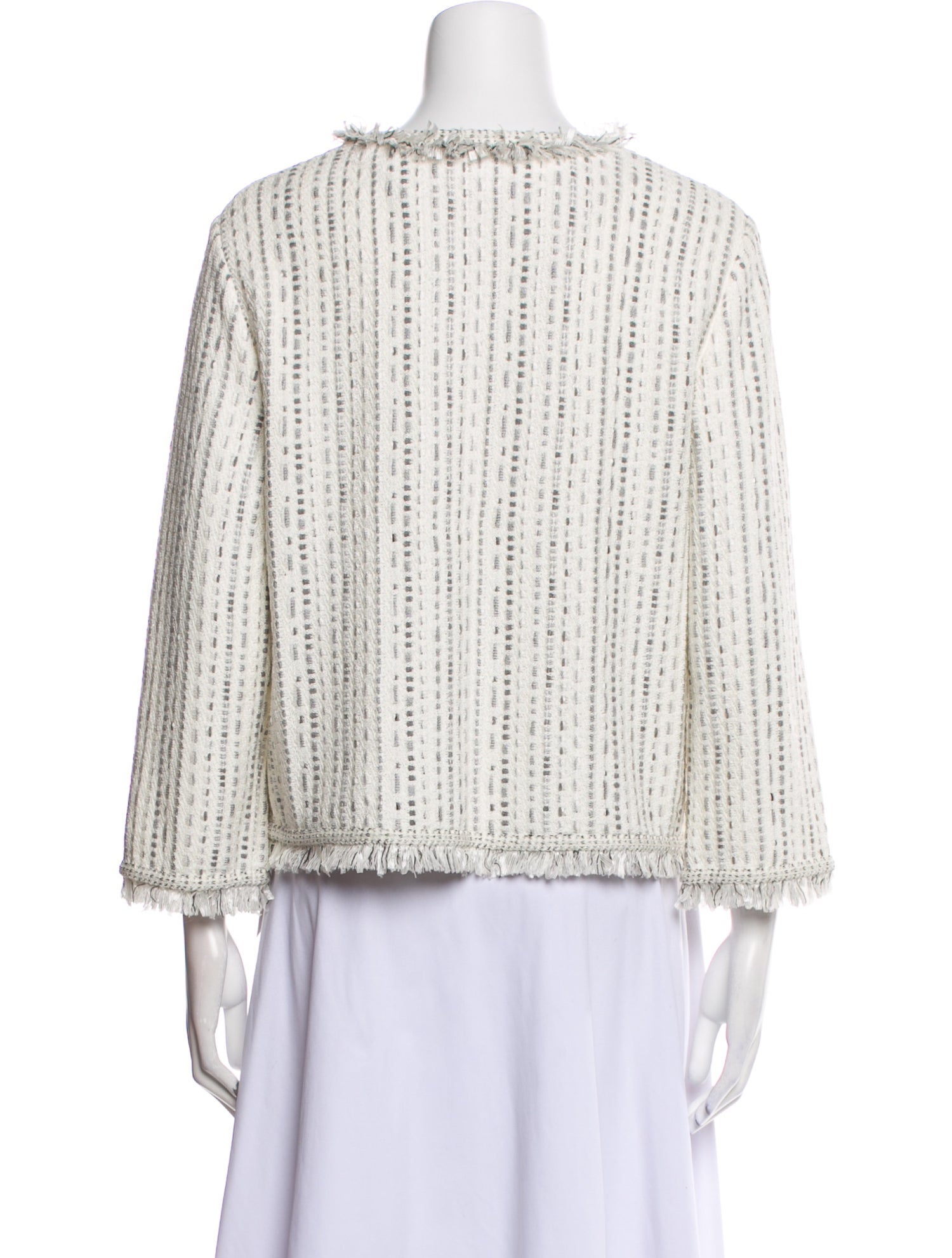 St. John Tweed Pattern Jacket