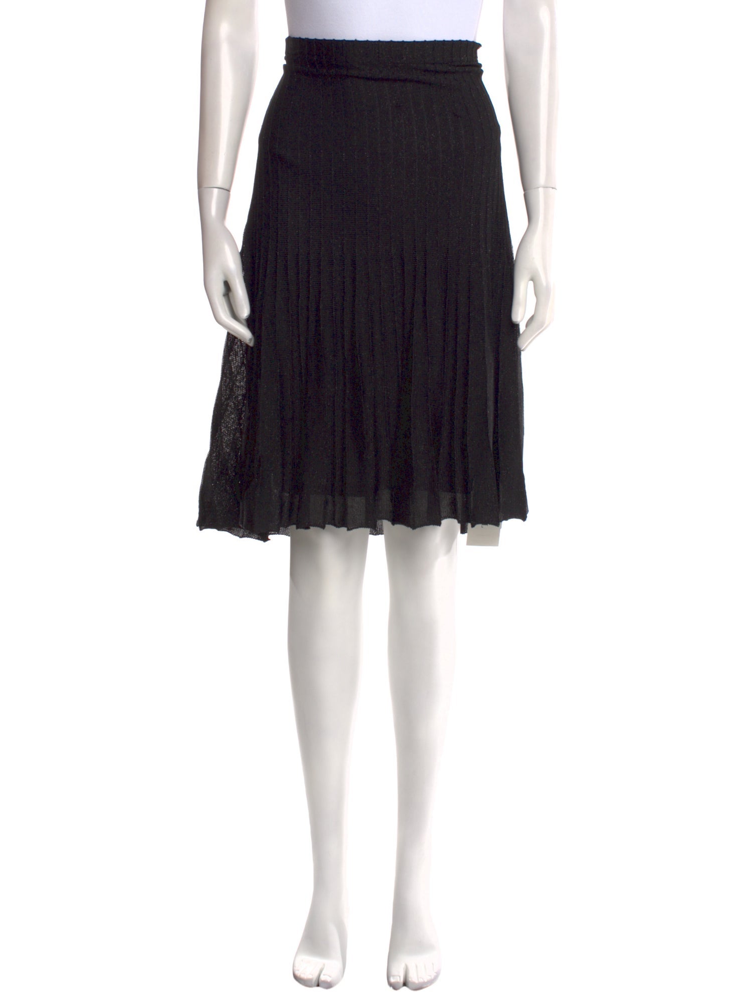 St. John Glitter Accents Knee-Length Skirt