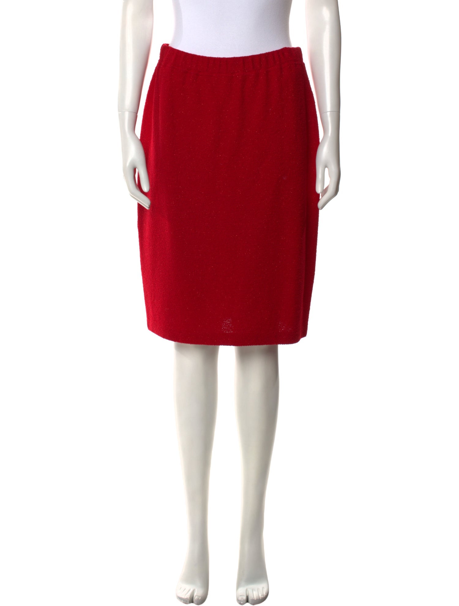 St. John Collection Wool Knee-Length Skirt
