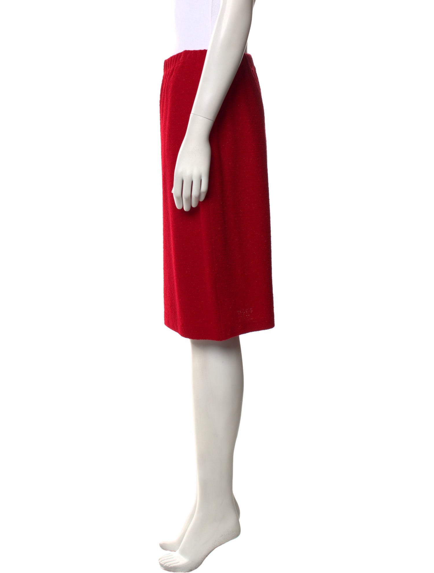 St. John Collection Wool Knee-Length Skirt