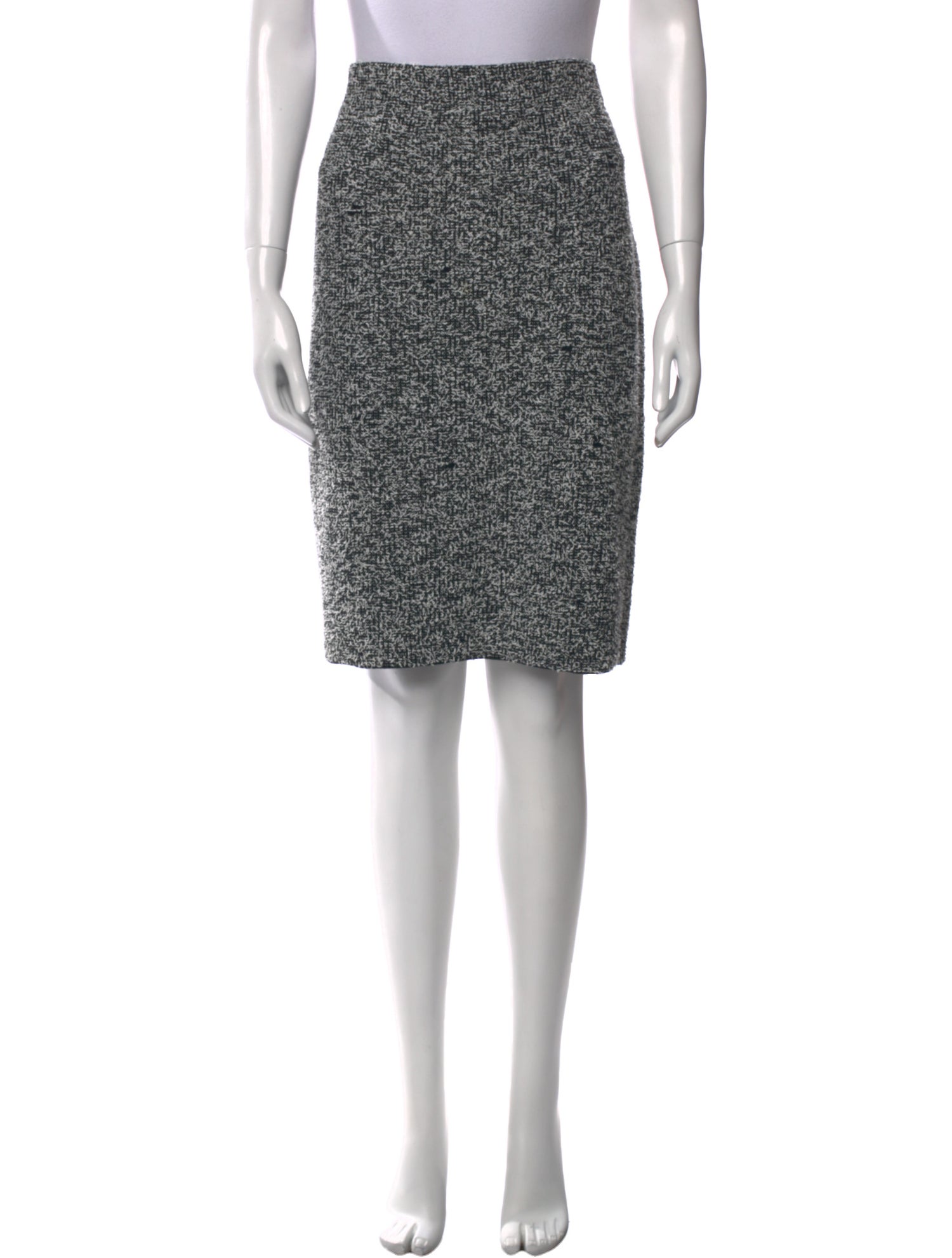 St. John Printed Knee-Length Skirt