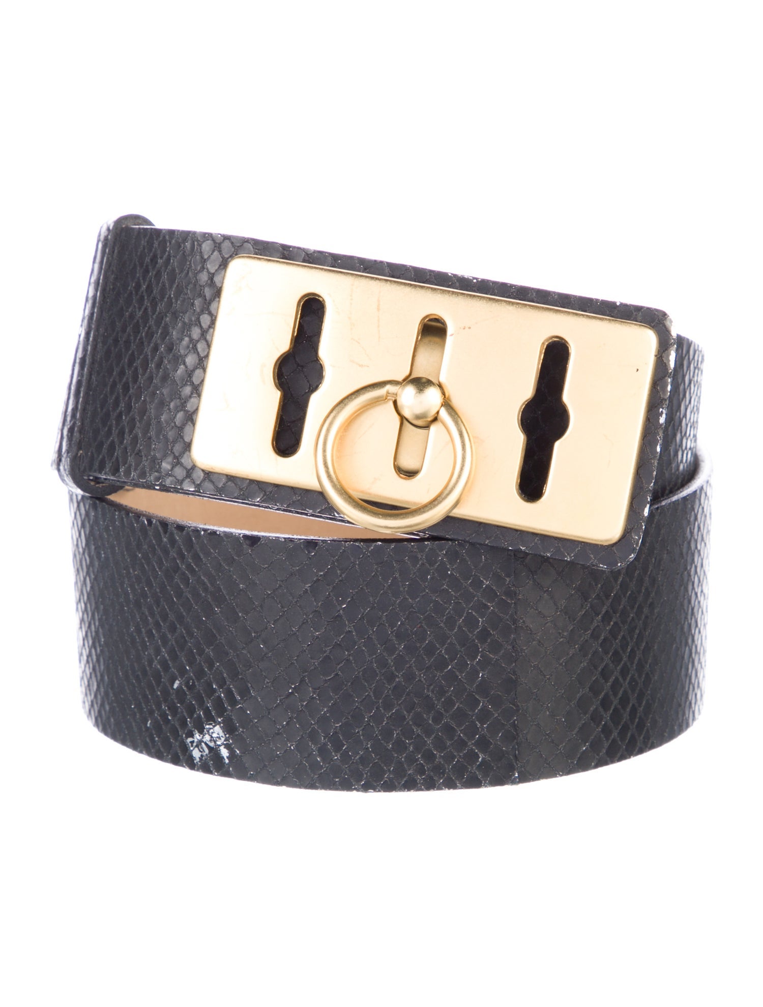 St. John Snakeskin Belt