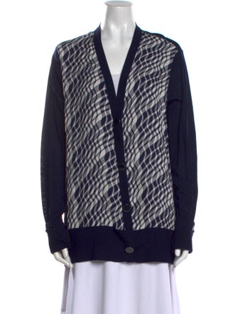 St. John Wool Printed Sweater