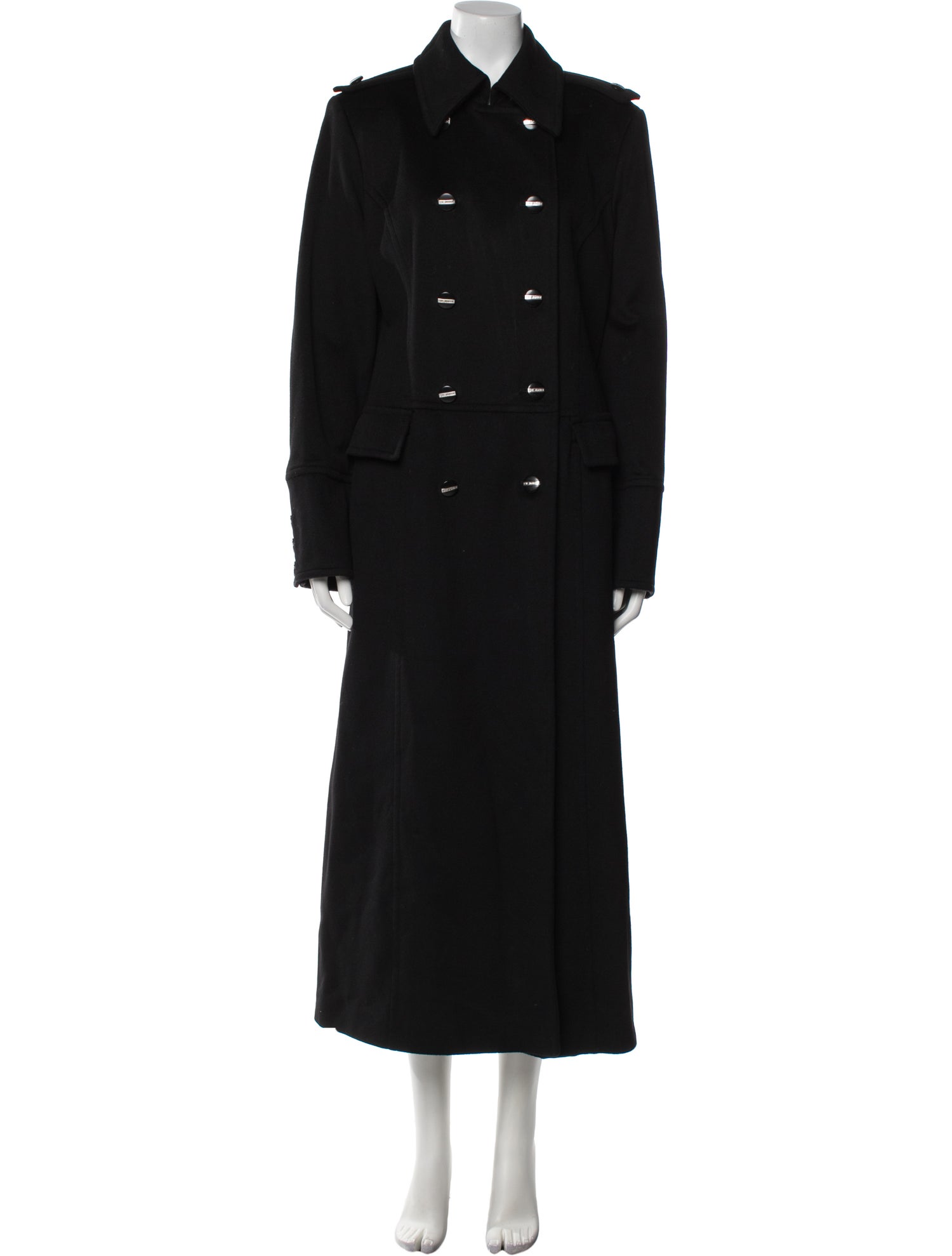 St. John Wool Trench Coat