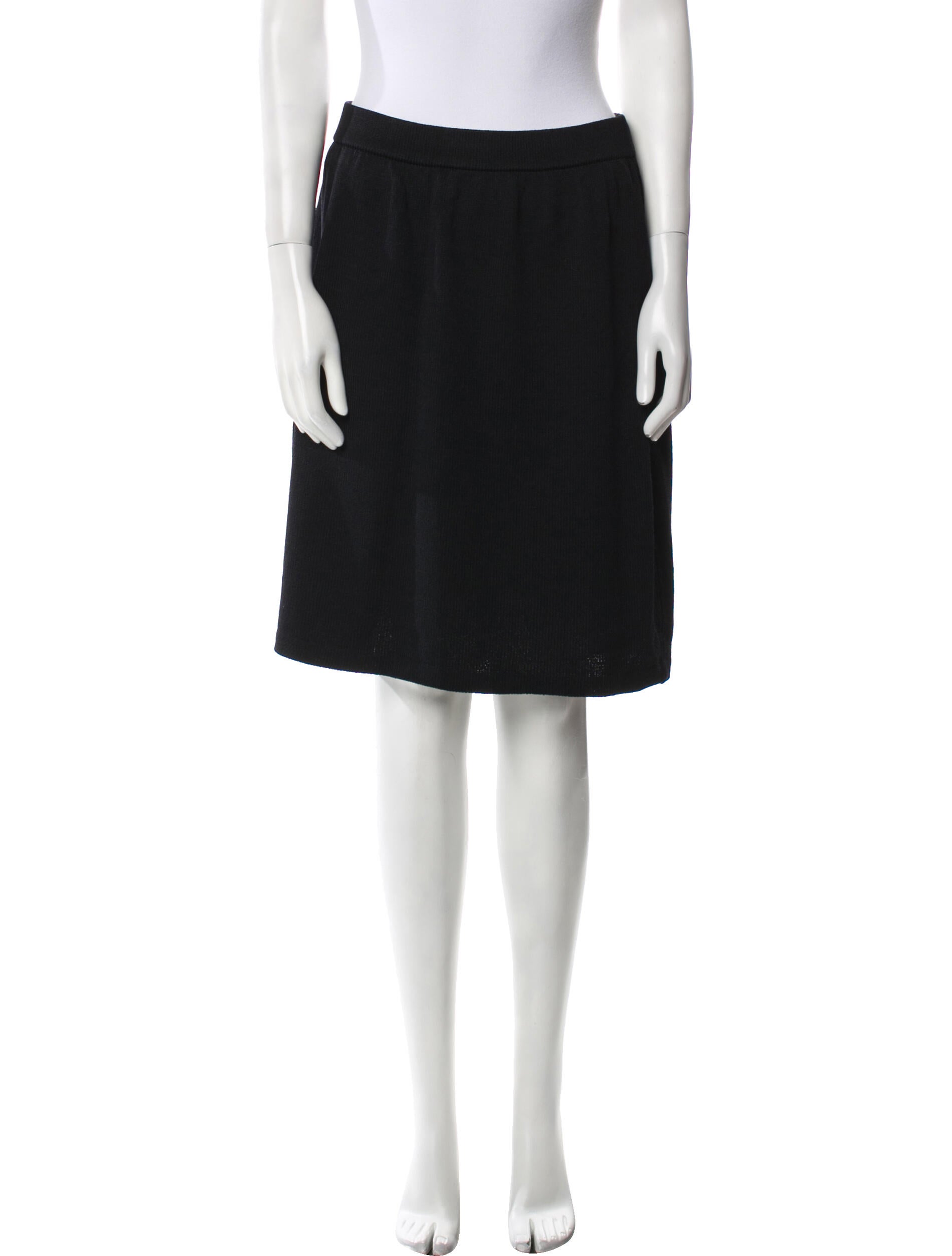 St. John Wool Knee-Length Skirt
