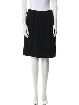 St. John Wool Knee-Length Skirt