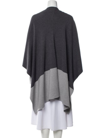 St. John Wool Colorblock Pattern Coat