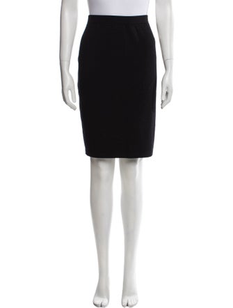 St. John Wool Knee-Length Skirt