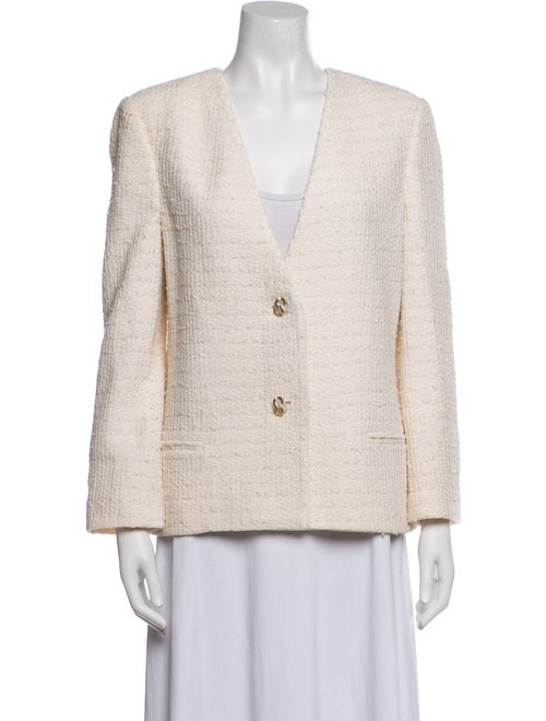 St. John Wool Tweed Pattern Jacket