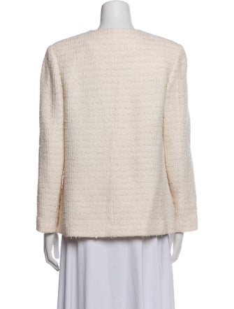 St. John Wool Tweed Pattern Jacket