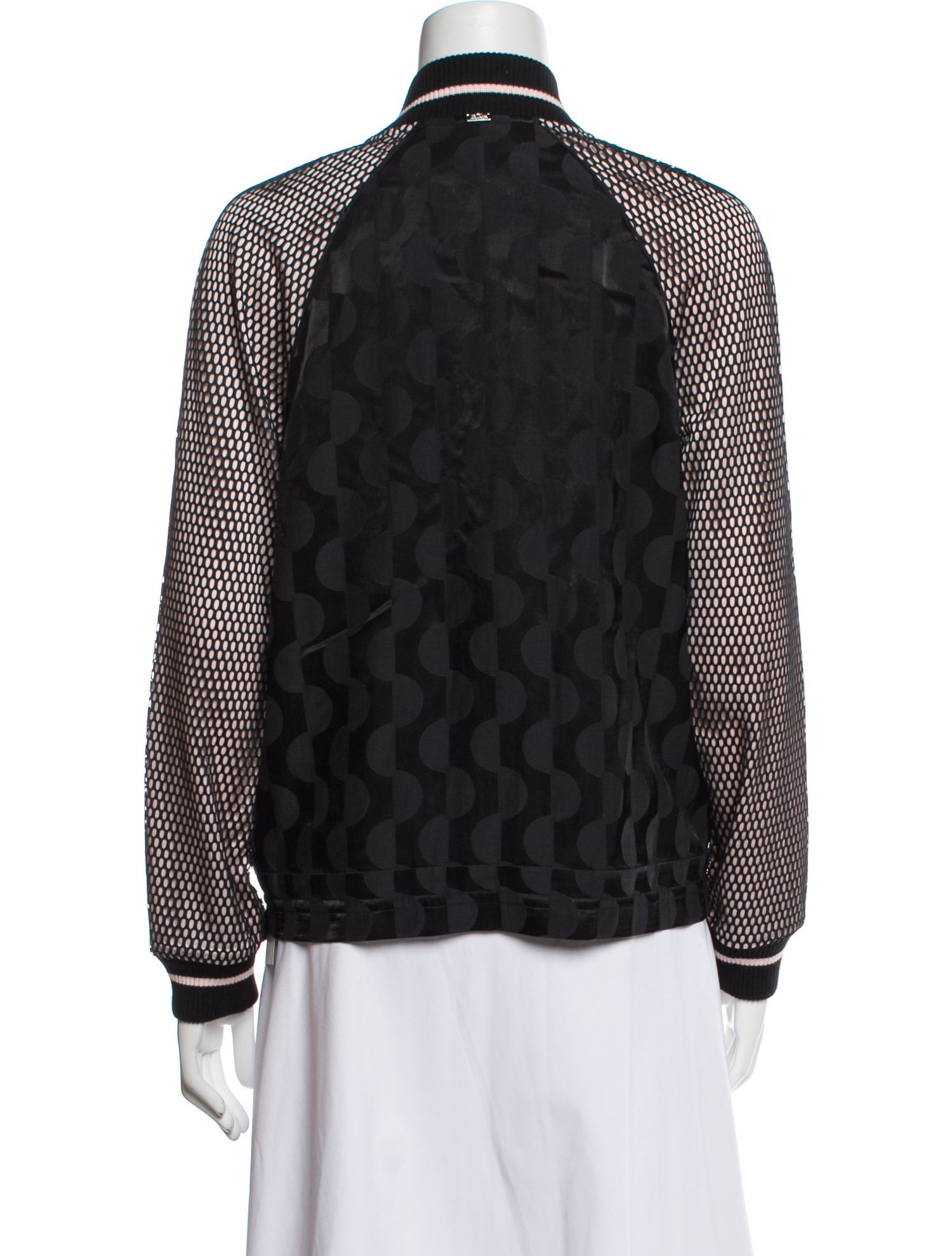 St. John Printed Bomber Jacket