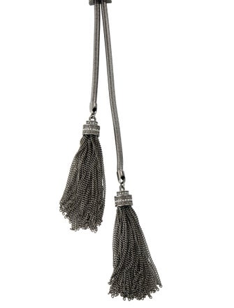 St. John Crystal Lavalier Necklace