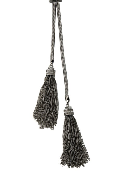 St. John Crystal Lavalier Necklace