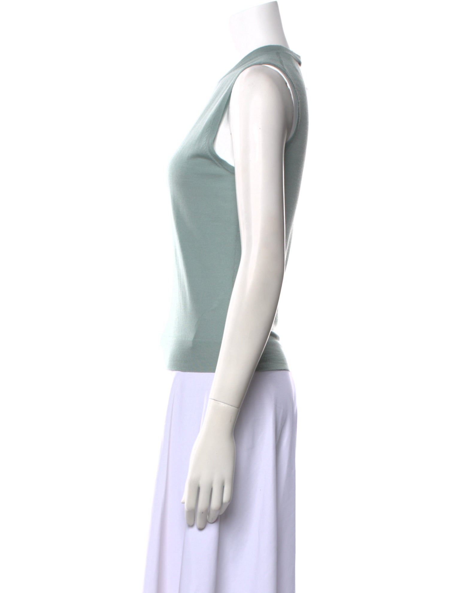 St. John Crew Neck Sleeveless Top w/ Tags