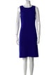 St. John Wool Knee-Length Dress